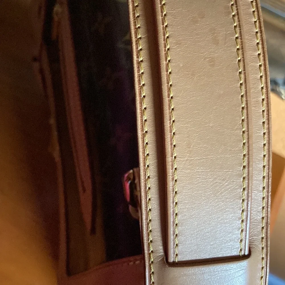 Rare Made in France Louis Vuitton handbag monogram ambre tweedy GM - Picture 15 of 16